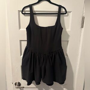 Zara Black Mini Corset Dress